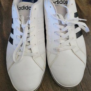 Adidas Mens VS Pace AW4594 White Casual Shoes Sneakers Size 12